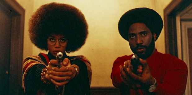 Ron-Stallworth-and-Patrice-in-BlacKkKlansman
